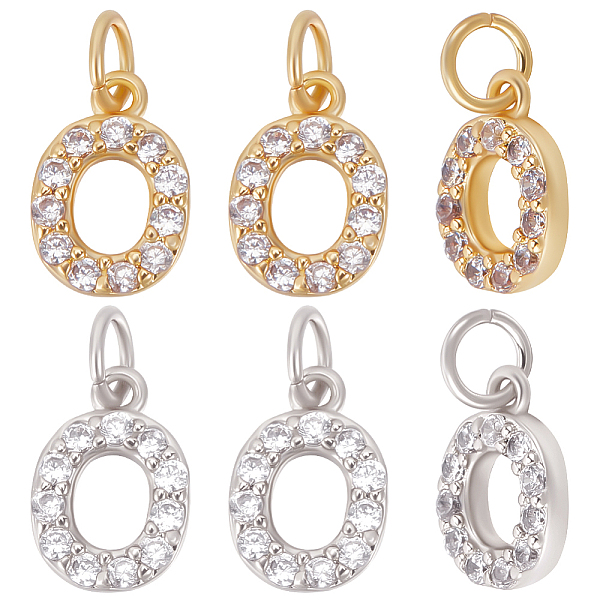 PandaHall Beebeecraft 10Pcs 2 Colors Brass Micro Pave Grade AAA Cubic Zirconia Charms, Letter O Charm, Cadmium Free & Nickel Free & Lead..., Clear
PandaHall Beebeecraft 10Pcs 2 Colors Brass Micro Pave Grade AAA Cubic Zirconia Charms, Letter O Charm, Cadmium Free & Nickel Free & Lead..., Clear