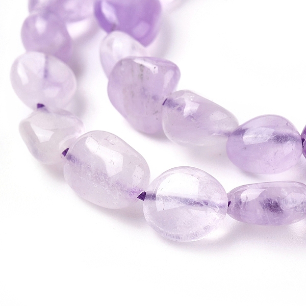 PandaHall Natural Amethyst Beads Strands, Tumbled Stone, Nuggets, 5.5~10.5x5.5~7x2.5~6.5mm, Hole: 0.8mm, about 54pcs/strand, 15.94 inch...
PandaHall Natural Amethyst Beads Strands, Tumbled Stone, Nuggets, 5.5~10.5x5.5~7x2.5~6.5mm, Hole: 0.8mm, about 54pcs/strand, 15.94 inch...