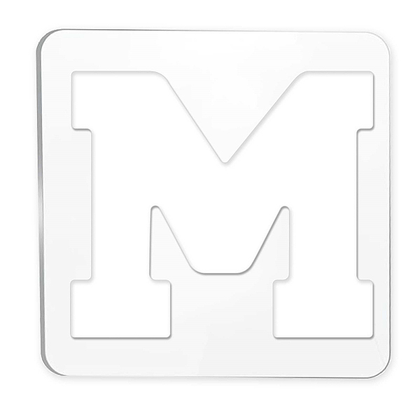 PandaHall Acrylic Earring Handwork Template, Card Leather Cutting Stencils, Square, Letter Pattern, Letter.M, 15.2x15.2x0.4cm Acrylic Letter..., Clear
PandaHall Acrylic Earring Handwork Template, Card Leather Cutting Stencils, Square, Letter Pattern, Letter.M, 15.2x15.2x0.4cm Acrylic Letter..., Clear
