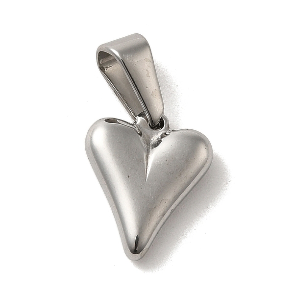 PandaHall 304 Stainless Steel Charms, Heart Charm, Stainless Steel Color, 14x11.5x4mm, Hole: 3x5mm 304 Stainless Steel Heart
PandaHall 304 Stainless Steel Charms, Heart Charm, Stainless Steel Color, 14x11.5x4mm, Hole: 3x5mm 304 Stainless Steel Heart