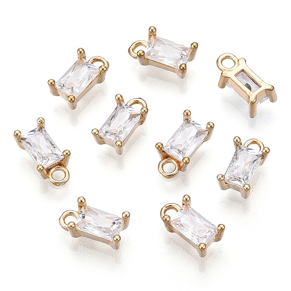 PandaHall Brass Cubic Zirconia Charms, Rectangle, Nickel Free, Unplated, Clear, 8x4x3mm, Hole: 1.2mm Brass+Cubic Zirconia Rectangle Clear
PandaHall Brass Cubic Zirconia Charms, Rectangle, Nickel Free, Unplated, Clear, 8x4x3mm, Hole: 1.2mm Brass+Cubic Zirconia Rectangle Clear