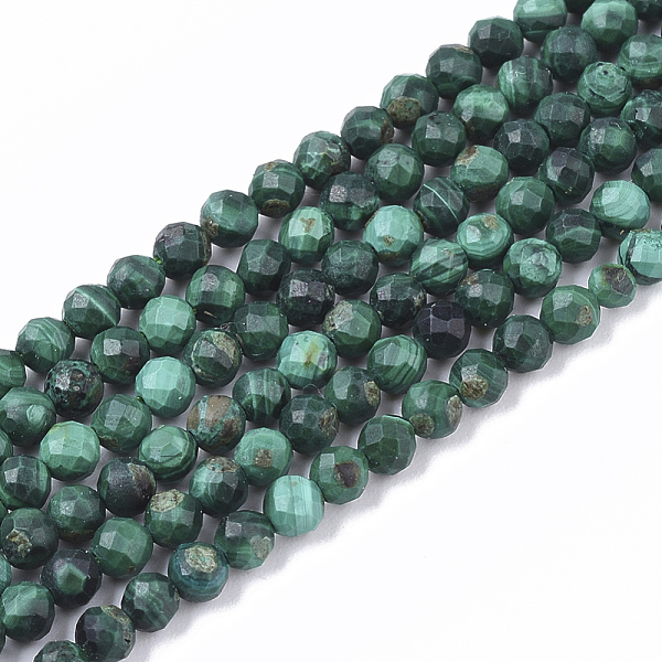 PandaHall Natural Malachite Beads Strands, Faceted, Round, 3mm, Hole: 0.4mm, about 133pcs/strand, 15.16 inch(38.5cm) Malachite Round
PandaHall Natural Malachite Beads Strands, Faceted, Round, 3mm, Hole: 0.4mm, about 133pcs/strand, 15.16 inch(38.5cm) Malachite Round