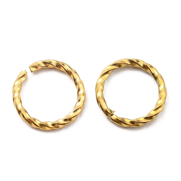 PandaHall 304 Stainless Steel Jump Rings, Open Jump Rings, Twisted, Round Ring, Real 18K Gold Plated, 18 Gauge, 10x1mm, Inner Diameter...
PandaHall 304 Stainless Steel Jump Rings, Open Jump Rings, Twisted, Round Ring, Real 18K Gold Plated, 18 Gauge, 10x1mm, Inner Diameter...