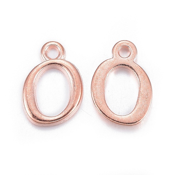 PandaHall Rose Gold Plated Alloy Letter Pendants, Rack Plating, Cadmium Free & Lead Free, Letter.O, 14x9x2mm, Hole: 1.5mm Alloy Letter
PandaHall Rose Gold Plated Alloy Letter Pendants, Rack Plating, Cadmium Free & Lead Free, Letter.O, 14x9x2mm, Hole: 1.5mm Alloy Letter