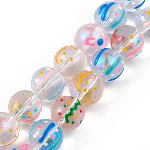 PandaHall Handmade Lampwork Beads Strands, wiuth Enamel, Round, Colorful, 12~2.5mm, Hole: 1.2mm, about 30pcs/strand, 13.58 inch(34.5cm)...
PandaHall Handmade Lampwork Beads Strands, wiuth Enamel, Round, Colorful, 12~2.5mm, Hole: 1.2mm, about 30pcs/strand, 13.58 inch(34.5cm)...