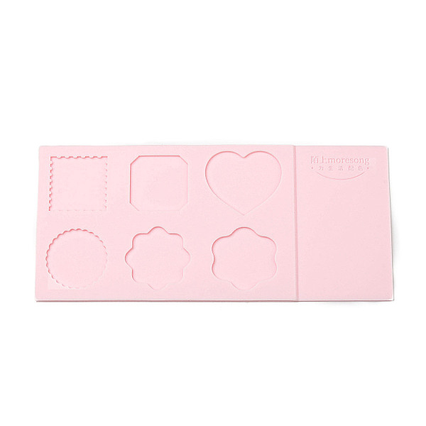 PandaHall Silicone Wax Seal Mats, for Wax Seal Stamps, Mixed Shapes, Pink, 220x100x3.5mm, Inner Diameter: 37~41x36~48mm Silicone Mixed...
PandaHall Silicone Wax Seal Mats, for Wax Seal Stamps, Mixed Shapes, Pink, 220x100x3.5mm, Inner Diameter: 37~41x36~48mm Silicone Mixed...
