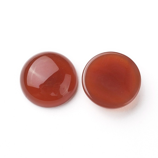 PandaHall Natural Red Agate/Carnelian Cabochons, Dyed, Half Round, 16x5.5~6mm Carnelian Half Round
PandaHall Natural Red Agate/Carnelian Cabochons, Dyed, Half Round, 16x5.5~6mm Carnelian Half Round