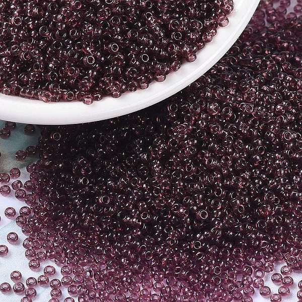 PandaHall MIYUKI Round Rocailles Beads, Japanese Seed Beads, 15/0, (RR153) Dark Smoky Amethyst, 1.5mm, Hole: 0.7mm, about 5555pcs/10g Glass..., Purple
PandaHall MIYUKI Round Rocailles Beads, Japanese Seed Beads, 15/0, (RR153) Dark Smoky Amethyst, 1.5mm, Hole: 0.7mm, about 5555pcs/10g Glass..., Purple