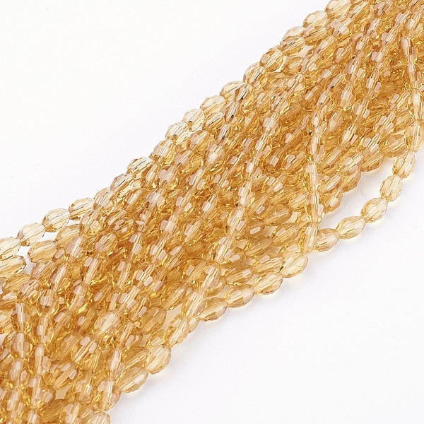 PandaHall Glass Beads Strands, Faceted, Oval, Orange, 6x4mm, Hole: 1mm, about 65~70pcs/strand, 14.96 inch~15.16 inch(38~38.5cm) Glass Oval...
PandaHall Glass Beads Strands, Faceted, Oval, Orange, 6x4mm, Hole: 1mm, about 65~70pcs/strand, 14.96 inch~15.16 inch(38~38.5cm) Glass Oval...