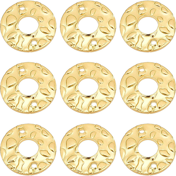 PandaHall BENECREAT 24Pcs 18K Gold Plated Brass Flat Round Links, 12.5x1.5mm Bumpy Disc Brass Connector Charms for DIY Jewelry Making, Hole...
PandaHall BENECREAT 24Pcs 18K Gold Plated Brass Flat Round Links, 12.5x1.5mm Bumpy Disc Brass Connector Charms for DIY Jewelry Making, Hole...