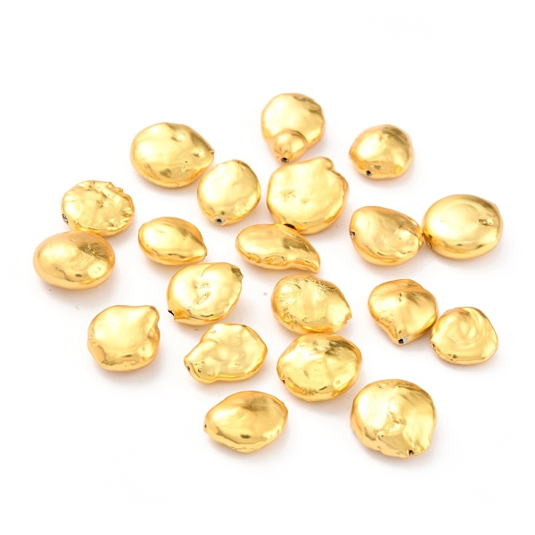 PandaHall Natural Pearl Beads, with Golden Brass Findings, Nuggets, Gold, 11.5~16.5x11~15x5~7mm, Hole: 0.8mm Pearl Nuggets Gold
PandaHall Natural Pearl Beads, with Golden Brass Findings, Nuggets, Gold, 11.5~16.5x11~15x5~7mm, Hole: 0.8mm Pearl Nuggets Gold