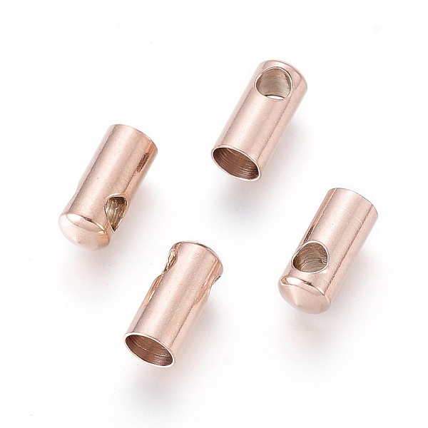 PandaHall Ion Plating(IP) 304 Stainless Steel Cord Ends, End Caps, Column, Rose Gold, 9x4mm, Hole: 1.8mm, Inner Diameter: 3.5mm 304...
PandaHall Ion Plating(IP) 304 Stainless Steel Cord Ends, End Caps, Column, Rose Gold, 9x4mm, Hole: 1.8mm, Inner Diameter: 3.5mm 304...