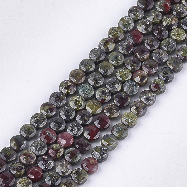 PandaHall Natural Dragon Blood Beads Strands, Faceted, Flat Round, 4~4.5x2.5~3mm, Hole: 0.8mm, about 88~89pcs/strand, 14.9 inch~15.1 inch...
PandaHall Natural Dragon Blood Beads Strands, Faceted, Flat Round, 4~4.5x2.5~3mm, Hole: 0.8mm, about 88~89pcs/strand, 14.9 inch~15.1 inch...