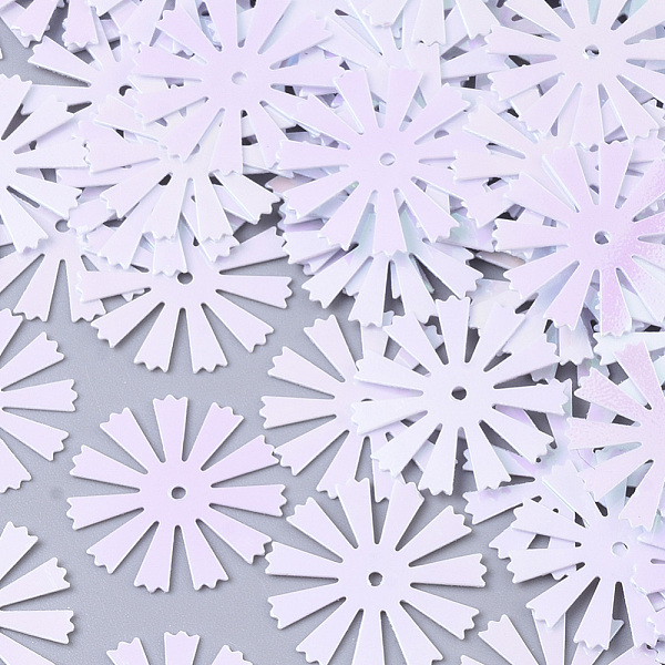 PandaHall Ornament Accessories, PVC Plastic Paillette/Sequins Beads, AB Color, Flower, Lavender, 16x0.2mm, Hole: 1mm, about 10000pcs/500g..., Purple
PandaHall Ornament Accessories, PVC Plastic Paillette/Sequins Beads, AB Color, Flower, Lavender, 16x0.2mm, Hole: 1mm, about 10000pcs/500g..., Purple