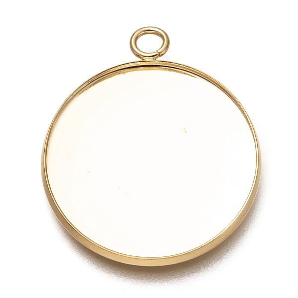 PandaHall 304 Stainless Steel Pendant Cabochon Settings, Plain Edge Bezel Cups, Flat Round, Real 18K Gold Plated, Tray: 25mm, 31.5x27x2mm...
PandaHall 304 Stainless Steel Pendant Cabochon Settings, Plain Edge Bezel Cups, Flat Round, Real 18K Gold Plated, Tray: 25mm, 31.5x27x2mm...