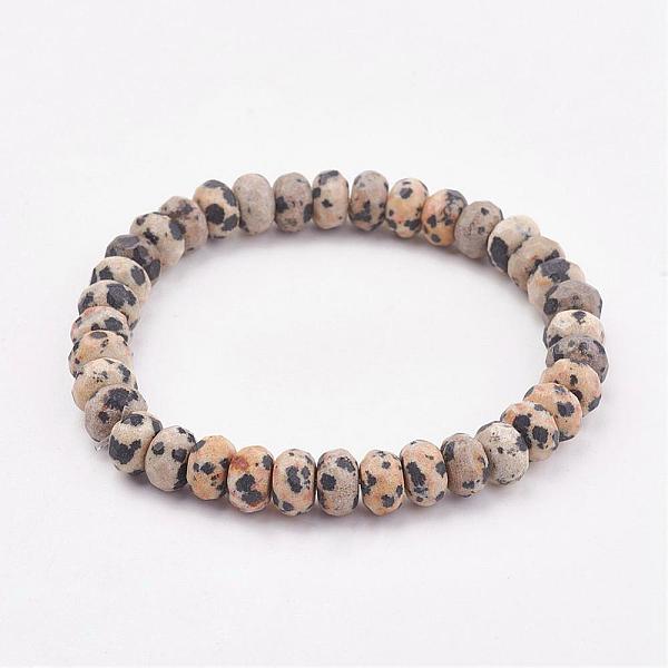 PandaHall Natural Dalmatian Jasper Stretch Bracelets, 2 inch(52mm) Dalmatian Jasper
PandaHall Natural Dalmatian Jasper Stretch Bracelets, 2 inch(52mm) Dalmatian Jasper