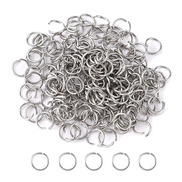 PandaHall 304 Stainless Steel Jump Rings, Open Jump Rings, Stainless Steel, 21 Gauge, 6x0.7mm, Inner Diameter: 4.6mm, about 202pcs/10g 304...
PandaHall 304 Stainless Steel Jump Rings, Open Jump Rings, Stainless Steel, 21 Gauge, 6x0.7mm, Inner Diameter: 4.6mm, about 202pcs/10g 304...