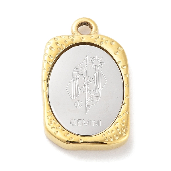 PandaHall 304 Stainless Steel Pendants, Rectangle with Twelve Constellations Charm, Golden & Stainless Steel Color, Gemini, 23x14.5x3mm...
PandaHall 304 Stainless Steel Pendants, Rectangle with Twelve Constellations Charm, Golden & Stainless Steel Color, Gemini, 23x14.5x3mm...
