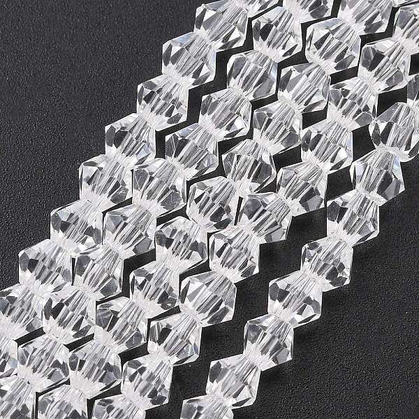 PandaHall Transparent Glass Beads Strands, Faceted, Bicone, Clear, 3.5x3mm, Hole: 0.8mm, about 113~115pcs/strand, 14.17~14.37 inch...
PandaHall Transparent Glass Beads Strands, Faceted, Bicone, Clear, 3.5x3mm, Hole: 0.8mm, about 113~115pcs/strand, 14.17~14.37 inch...