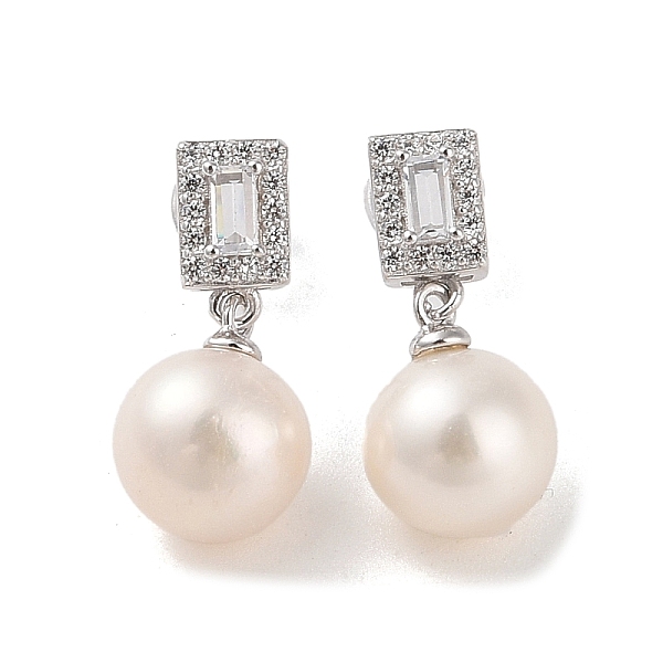 PandaHall Sterling Silver Stud Earrings, with Natural Pearl and Cubic Zirconia, Jewely for Women, Rectangle, 18.5x8.5mm Sterling Silver...
PandaHall Sterling Silver Stud Earrings, with Natural Pearl and Cubic Zirconia, Jewely for Women, Rectangle, 18.5x8.5mm Sterling Silver...