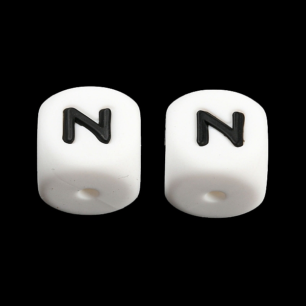PandaHall 20Pcs White Cube Letter Silicone Beads 12x12x12mm Square Dice Alphabet Beads with 2mm Hole Spacer Loose Letter Beads for Bracelet...
PandaHall 20Pcs White Cube Letter Silicone Beads 12x12x12mm Square Dice Alphabet Beads with 2mm Hole Spacer Loose Letter Beads for Bracelet...