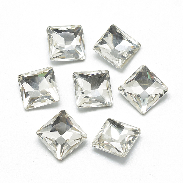 PandaHall Pointed Back Glass Rhinestone Cabochons, Back Plated, Faceted, Square, Clear, 10x10x5mm Glass Rhinestone Square Clear
PandaHall Pointed Back Glass Rhinestone Cabochons, Back Plated, Faceted, Square, Clear, 10x10x5mm Glass Rhinestone Square Clear