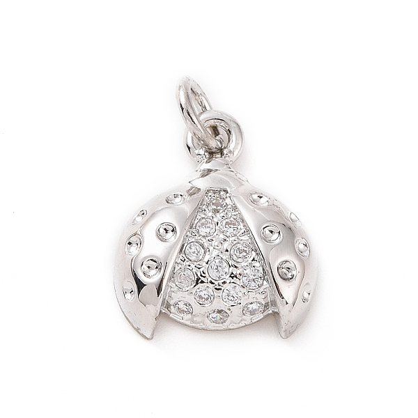 PandaHall Brass Micro Pave Cubic Zirconia Charms, with Jump Ring, Ladybird Charm, Platinum, 13x11x3.5mm, Hole: 2.8mm Brass+Cubic Zirconia..., Clear
PandaHall Brass Micro Pave Cubic Zirconia Charms, with Jump Ring, Ladybird Charm, Platinum, 13x11x3.5mm, Hole: 2.8mm Brass+Cubic Zirconia..., Clear