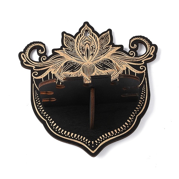 PandaHall Wooden Shelf for Crystal Ball, Witchcraft Floating Wall Shelf, for Home Room Wall Decor, Heart with Lotus, Flower, 167x75x171mm..., Black
PandaHall Wooden Shelf for Crystal Ball, Witchcraft Floating Wall Shelf, for Home Room Wall Decor, Heart with Lotus, Flower, 167x75x171mm..., Black