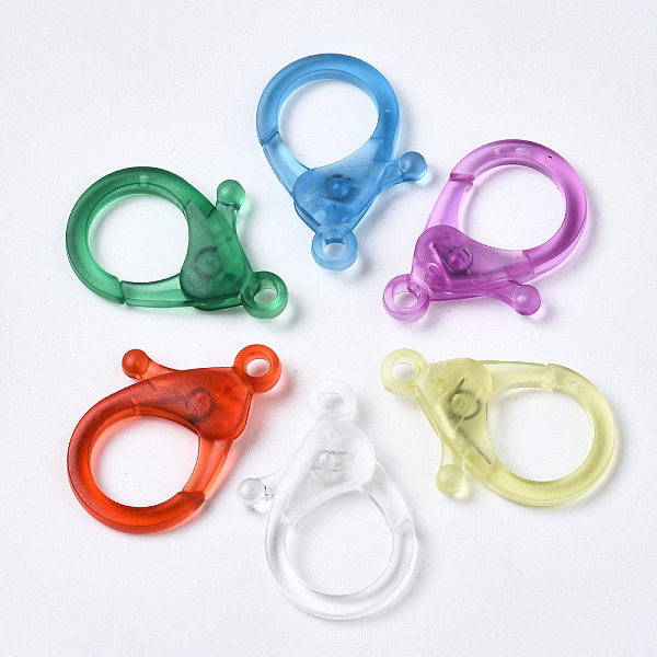 PandaHall Transparent Acrylic Lobster Claw Clasps, Mixed Color, 35.5x25x6mm, Hole: 3.5mm Acrylic Others Multicolor
PandaHall Transparent Acrylic Lobster Claw Clasps, Mixed Color, 35.5x25x6mm, Hole: 3.5mm Acrylic Others Multicolor