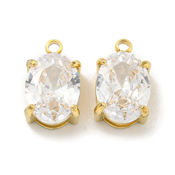 PandaHall Vacuum Plating 304 Stainless Steel Pendants Cubic Zirconia Pendants, Oval Charms, Clear, Real 18K Gold Plated, 10x6x4mm, Hole...
PandaHall Vacuum Plating 304 Stainless Steel Pendants Cubic Zirconia Pendants, Oval Charms, Clear, Real 18K Gold Plated, 10x6x4mm, Hole...