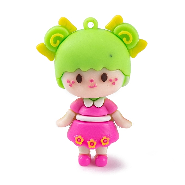 PandaHall Girl Doll PVC Plastic Pendants, Lollipop, 56x41x20.5mm, Hole: 2.5mm PVC Lollipop Green
PandaHall Girl Doll PVC Plastic Pendants, Lollipop, 56x41x20.5mm, Hole: 2.5mm PVC Lollipop Green