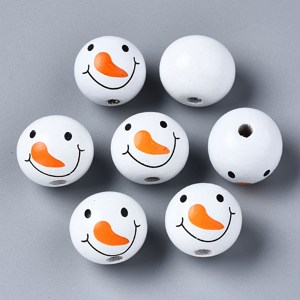 PandaHall Painted Natural Wood European Beads, Large Hole Beads, Printed, Round, White, 20x18mm, Hole: 4mm Wood Round White
PandaHall Painted Natural Wood European Beads, Large Hole Beads, Printed, Round, White, 20x18mm, Hole: 4mm Wood Round White