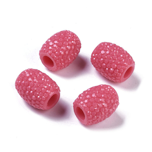 PandaHall Opaque Resin European Jelly Colored Beads, Large Hole Barrel Beads, Bucket Shaped, Cerise, 15x12.5mm, Hole: 5mm Resin Barrel Red
PandaHall Opaque Resin European Jelly Colored Beads, Large Hole Barrel Beads, Bucket Shaped, Cerise, 15x12.5mm, Hole: 5mm Resin Barrel Red