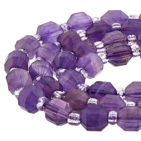 PandaHall SUPERFINDINGS 1 Strand Natural Amethyst Beads Strands About 48pcs Bicone Stone Loose Beads 5~7mm Gemstone Spacer Beads for DIY...
PandaHall SUPERFINDINGS 1 Strand Natural Amethyst Beads Strands About 48pcs Bicone Stone Loose Beads 5~7mm Gemstone Spacer Beads for DIY...