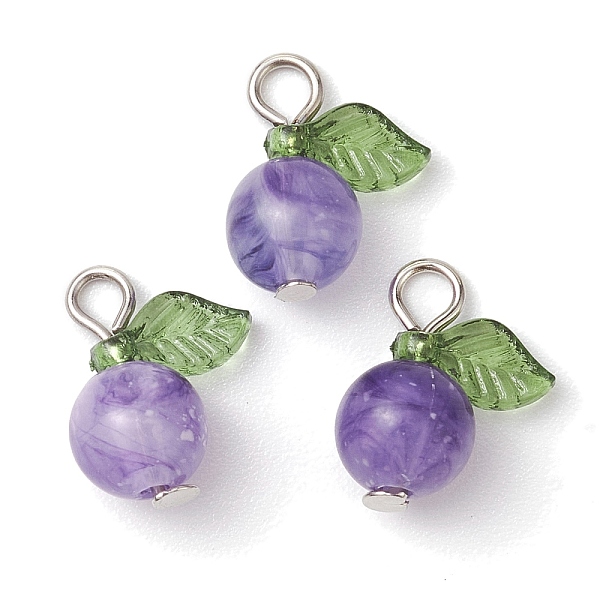 PandaHall Acrylic Pendants, with Iron Flat Head Pins, Fruit Charms, Purple, 15x11.5x7.5mm, Hole: 2mm Iron+Acrylic Fruit Purple
PandaHall Acrylic Pendants, with Iron Flat Head Pins, Fruit Charms, Purple, 15x11.5x7.5mm, Hole: 2mm Iron+Acrylic Fruit Purple