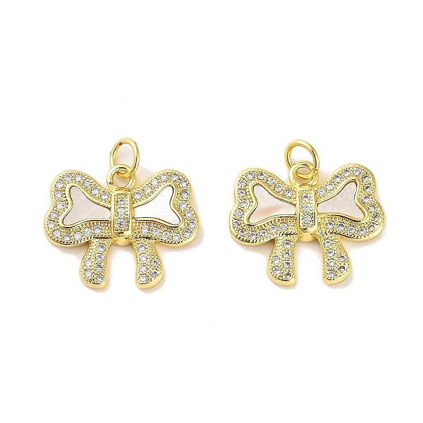 PandaHall Brass Micro Pave Clear Cubic Zirconia Pendants, with Shell, Jump Ring, Bowknot, Real 18K Gold Plated, 15x18.5x3mm, Hole: 3.5mm...
PandaHall Brass Micro Pave Clear Cubic Zirconia Pendants, with Shell, Jump Ring, Bowknot, Real 18K Gold Plated, 15x18.5x3mm, Hole: 3.5mm...