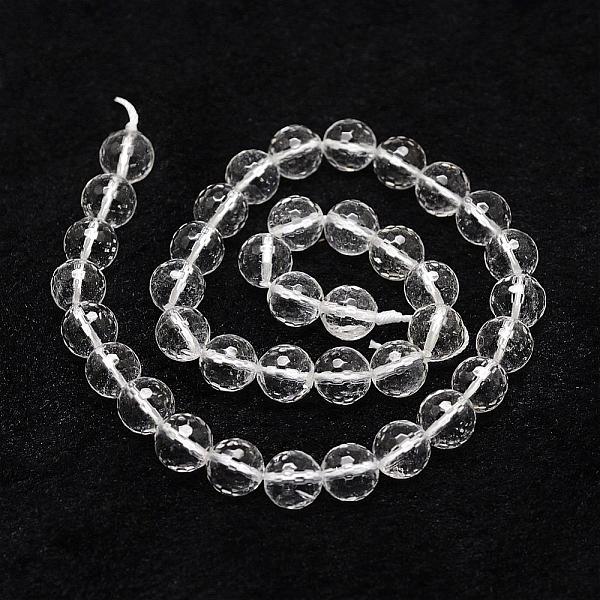 PandaHall Natural Crystal Beads Strands, Faceted, Round, 10mm, Hole: 1mm, about 37pcs/strand, 14.9 inch~15.1 inch Quartz Crystal Round Clear
PandaHall Natural Crystal Beads Strands, Faceted, Round, 10mm, Hole: 1mm, about 37pcs/strand, 14.9 inch~15.1 inch Quartz Crystal Round Clear
