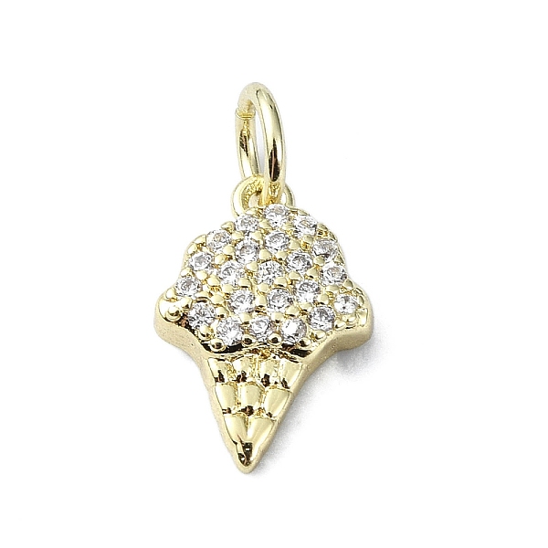 PandaHall Brass Micro Pave Clear Cubic Zirconia Pendants, with Jump Ring, Real 18K Gold Plated, Ice Cream, 12.5x8x3mm, Hole: 3mm Brass+Cubic...
PandaHall Brass Micro Pave Clear Cubic Zirconia Pendants, with Jump Ring, Real 18K Gold Plated, Ice Cream, 12.5x8x3mm, Hole: 3mm Brass+Cubic...