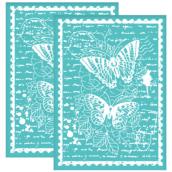 PandaHall OLYCRAFT 2Pcs 5.5x7.7 Inch Butterfly Stamp Self-Adhesive Silk Screen Printing Stencil Butterfly Flower Postcard Silk Screen..., Green
PandaHall OLYCRAFT 2Pcs 5.5x7.7 Inch Butterfly Stamp Self-Adhesive Silk Screen Printing Stencil Butterfly Flower Postcard Silk Screen..., Green