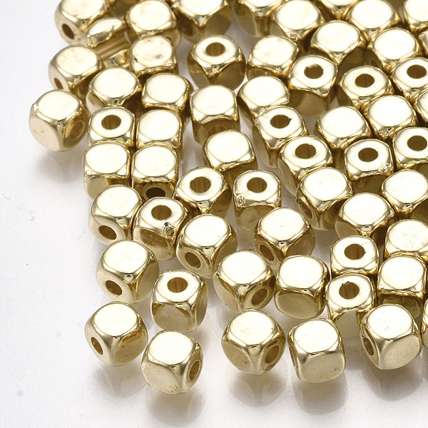 PandaHall CCB Plastic Spacer Beads, Cube, Light Gold, 3.5x3.5x3.5mm, Hole: 1.4mm Plastic Cube
PandaHall CCB Plastic Spacer Beads, Cube, Light Gold, 3.5x3.5x3.5mm, Hole: 1.4mm Plastic Cube