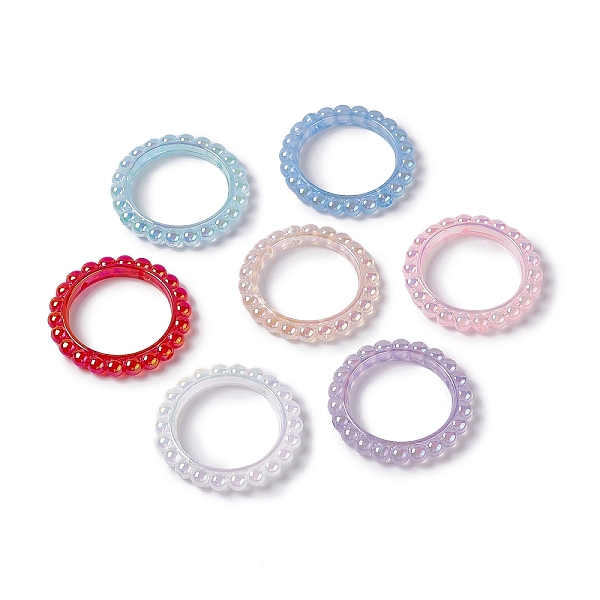 PandaHall UV Plating Opaque Acrylic Beads Frames, Flower Ring, Mixed Color, 42.5x43x5.5mm, Hole: 2.5mm, Inner Diameter: 31mm Acrylic Ring..., Multicolor
PandaHall UV Plating Opaque Acrylic Beads Frames, Flower Ring, Mixed Color, 42.5x43x5.5mm, Hole: 2.5mm, Inner Diameter: 31mm Acrylic Ring..., Multicolor