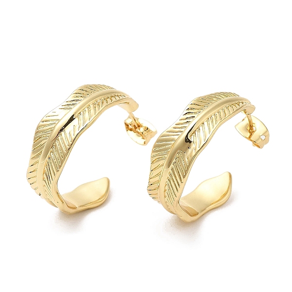 PandaHall Rack Plating Brass Leaf Stud Earrings, Lead Free & Cadmium Free, Long-Lasting, Real 18K Gold Plated, 27x23x8mm Brass Leaf
PandaHall Rack Plating Brass Leaf Stud Earrings, Lead Free & Cadmium Free, Long-Lasting, Real 18K Gold Plated, 27x23x8mm Brass Leaf