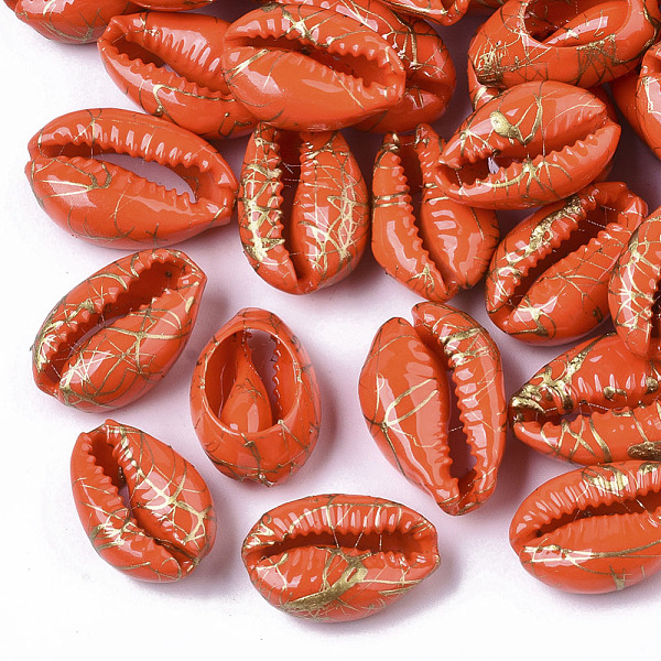 PandaHall Spray Painted Natural Cowrie Shell Beads, Drawbench, No Hole/Undrilled, Orange Red, 18~21x12~15x7mm Cowrie Shell Shell Shape Red
PandaHall Spray Painted Natural Cowrie Shell Beads, Drawbench, No Hole/Undrilled, Orange Red, 18~21x12~15x7mm Cowrie Shell Shell Shape Red