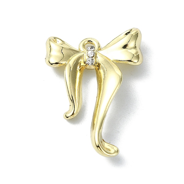 PandaHall Rack Plating Alloy Rhinestone Pendants, Bowknot, Golden, 24x17x5mm, Hole: 2mm Alloy+Rhinestone Bowknot Clear
PandaHall Rack Plating Alloy Rhinestone Pendants, Bowknot, Golden, 24x17x5mm, Hole: 2mm Alloy+Rhinestone Bowknot Clear
