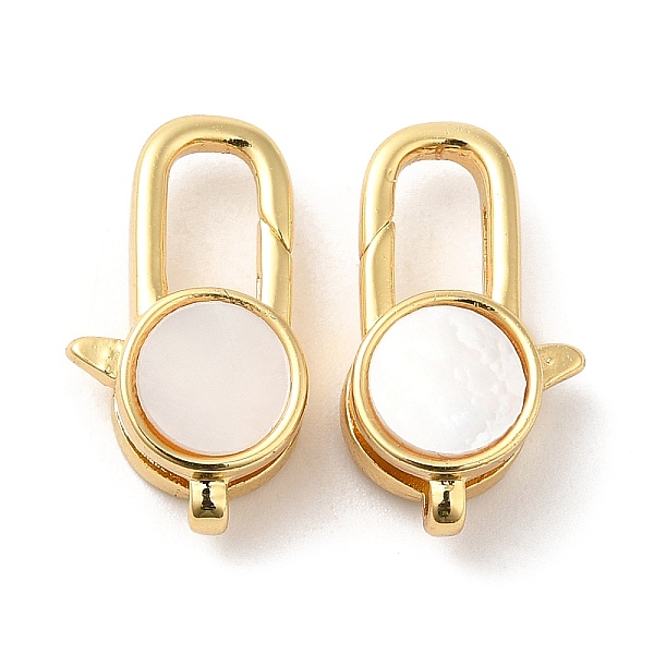 PandaHall Rack Plating Brass Lobster Claw Clasps, with Shell, Cadmium Free & Lead Free, Real 18K Gold Plated, Long-Lasting Plated, Flat...
PandaHall Rack Plating Brass Lobster Claw Clasps, with Shell, Cadmium Free & Lead Free, Real 18K Gold Plated, Long-Lasting Plated, Flat...