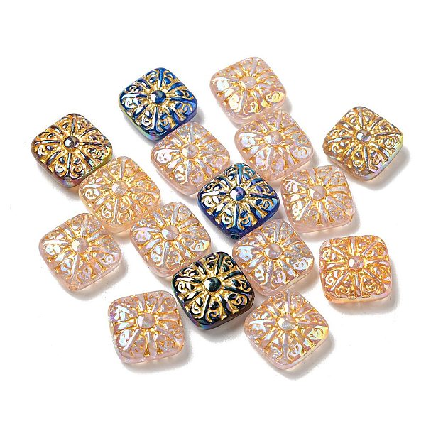 PandaHall Opaque Acrylic Beads, Golden Metal Enlaced, Square, Mixed Color, 17x17x7mm, Hole: 1.8mm Acrylic Square Multicolor
PandaHall Opaque Acrylic Beads, Golden Metal Enlaced, Square, Mixed Color, 17x17x7mm, Hole: 1.8mm Acrylic Square Multicolor