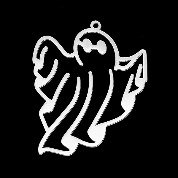 PandaHall 201 Stainless Steel Pendants, Laser Cut, for Halloween, Ghost, Stainless Steel Color, 41.5x32.5x1mm, Hole: 1.5mm 201 Stainless...
PandaHall 201 Stainless Steel Pendants, Laser Cut, for Halloween, Ghost, Stainless Steel Color, 41.5x32.5x1mm, Hole: 1.5mm 201 Stainless...