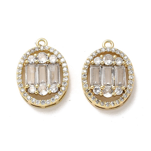 PandaHall Brass Micro Pave Cubic Zirconia Pendants, with Glass, Long-Lasting Plated, Oval, Golden, 19x14x5.5mm, Hole: 1.4mm Brass+Cubic..., Clear
PandaHall Brass Micro Pave Cubic Zirconia Pendants, with Glass, Long-Lasting Plated, Oval, Golden, 19x14x5.5mm, Hole: 1.4mm Brass+Cubic..., Clear