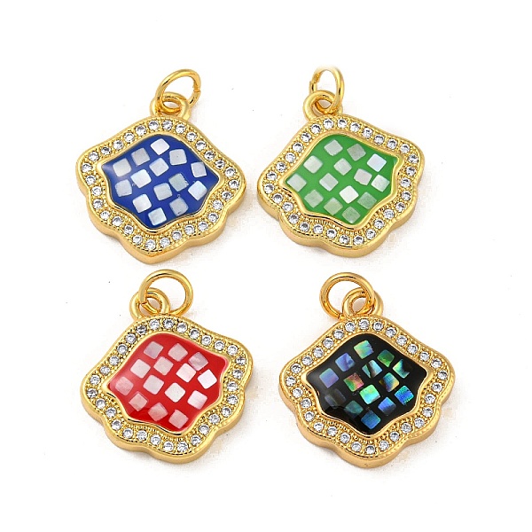 PandaHall Shell Shape Brass Micro Pave Cubic Zirconia Pendants, with Enmel & Shell, with Jump Rings, Real 18K Gold Plated, Mixed Color..., Multicolor
PandaHall Shell Shape Brass Micro Pave Cubic Zirconia Pendants, with Enmel & Shell, with Jump Rings, Real 18K Gold Plated, Mixed Color..., Multicolor