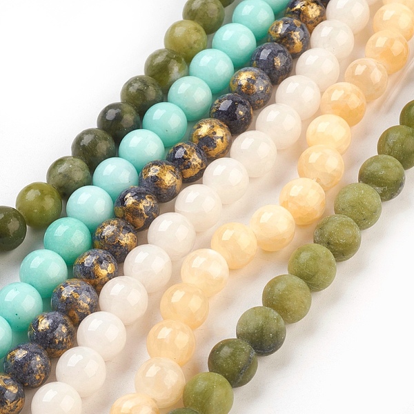 PandaHall Natural Jade Beads Strands, Round, 8mm, Hole: 1~1.1mm, about 24~49pcs/strand, 7.75~16 inch Other Jade Round
PandaHall Natural Jade Beads Strands, Round, 8mm, Hole: 1~1.1mm, about 24~49pcs/strand, 7.75~16 inch Other Jade Round